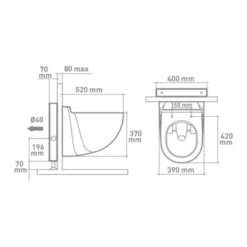 Van Marcke Wandcloset Met Vermaler 2 Van Marcke Wandcloset Met Vermaler -Badkamerwinkel Voor Thuis 123 45