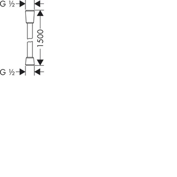 Hansgrohe Doucheslang Isiflex Kunststof 150 cm Hansgrohe Doucheslang Isiflex Kunststof 150 Cm -Badkamerwinkel Voor Thuis 123 4516