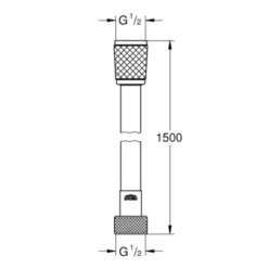Grohe VitalioFlex Doucheslang Comfort 150 Cm 2 Grohe VitalioFlex Doucheslang Comfort 150 Cm -Badkamerwinkel Voor Thuis 123 4523