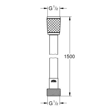 Grohe VitalioFlex Doucheslang Comfort 150 Cm Grohe VitalioFlex Doucheslang Comfort 150 Cm -Badkamerwinkel Voor Thuis 123 4523