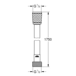 Grohe VitalioFlex Doucheslang Comfort 175 Cm 2 Grohe VitalioFlex Doucheslang Comfort 175 Cm -Badkamerwinkel Voor Thuis 123 4529