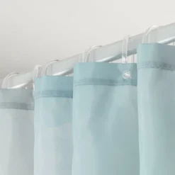 Sealskin Douchegordijn Earth 180x200cm D.grn /wht 2 Sealskin Douchegordijn Earth 180x200cm D.grn /wht -Badkamerwinkel Voor Thuis 123 4579