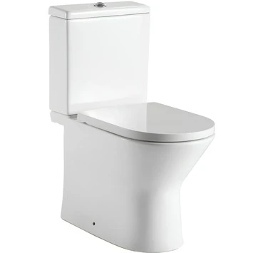 Lafiness staand toilet zonder spoelrand wit Lafiness Staand Toilet Zonder Spoelrand Wit -Badkamerwinkel Voor Thuis 123 461