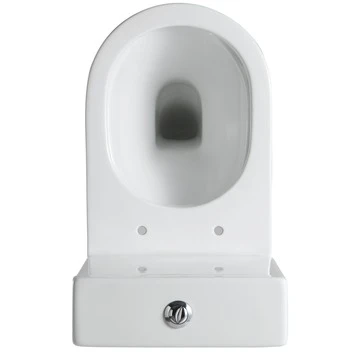 Lafiness staand toilet zonder spoelrand wit Lafiness Staand Toilet Zonder Spoelrand Wit -Badkamerwinkel Voor Thuis 123 462
