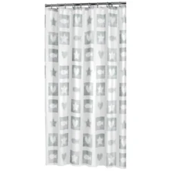Sealskin Douchegordijn Chalk Grijs 180x200 Cm