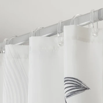 Sealskin douchegordijn birds 180x200cm zwart/wit Sealskin Douchegordijn Birds 180x200cm Zwart/wit -Badkamerwinkel Voor Thuis 123 4687