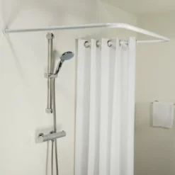 Sealskin Douchegordijnstang Seallux Combi Wit -Badkamerwinkel Voor Thuis 123 4713