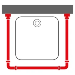 Sealskin Douchegordijnstang Seallux Combi Wit -Badkamerwinkel Voor Thuis 123 4714