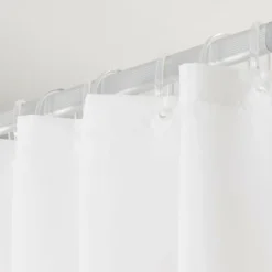 Sealskin Douchegordijn Blend 180x200cm D.roze/wit -Badkamerwinkel Voor Thuis 123 4722