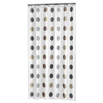 Sealskin Douchegordijn Twister Taupe 180x200 cm Sealskin Douchegordijn Twister Taupe 180x200 Cm -Badkamerwinkel Voor Thuis 123 4777