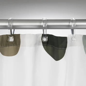 Sealskin Douchegordijn Twister Taupe 180x200 cm Sealskin Douchegordijn Twister Taupe 180x200 Cm -Badkamerwinkel Voor Thuis 123 4779