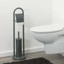 Sealskin Toiletrek Acero Metaal Grijs 2 Sealskin Toiletrek Acero Metaal Grijs -Badkamerwinkel Voor Thuis 123 4826