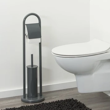 Sealskin Toiletrek Acero Metaal Grijs Sealskin Toiletrek Acero Metaal Grijs -Badkamerwinkel Voor Thuis 123 4826