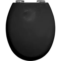 Bemis WC Bril New York Zwart Hout Met Softclose