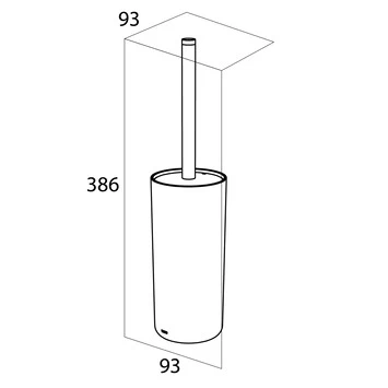 Tiger Urban toiletborstelhouder wit Tiger Urban Toiletborstelhouder Wit -Badkamerwinkel Voor Thuis 123 4844