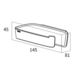 Tiger Toiletrolhouder TESS Zwart 8 Tiger Toiletrolhouder TESS Zwart -Badkamerwinkel Voor Thuis 123 4865