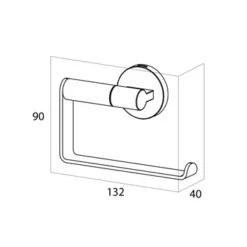 Tiger Toiletrolhouder Noon Zonder Klep Zwart 4 Tiger Toiletrolhouder Noon Zonder Klep Zwart -Badkamerwinkel Voor Thuis 123 4875
