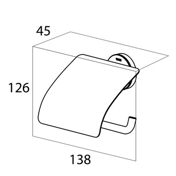 Tiger Toiletrolhouder Urban Wit met Klep Tiger Toiletrolhouder Urban Wit Met Klep -Badkamerwinkel Voor Thuis 123 4887