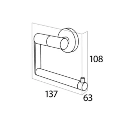 Tiger Toiletrolhouder Boston RVS 4 Tiger Toiletrolhouder Boston RVS -Badkamerwinkel Voor Thuis 123 4929