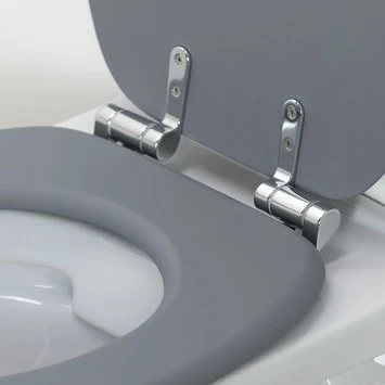 Tiger WC bril Reno Grijs Tiger WC Bril Reno Grijs -Badkamerwinkel Voor Thuis 123 4971