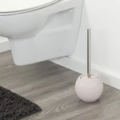 Sealskin Toiletborstel Met Houder Convex Lichtroze -Badkamerwinkel Voor Thuis 123 5034