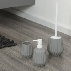 Sealskin Toiletborstel Met Houder Arte Grijs -Badkamerwinkel Voor Thuis 123 5062