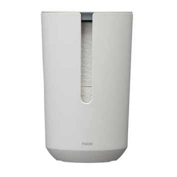 Tiger Reserverolhouder TESS met deksel vrijstaand wit/lichtgrijs Tiger Reserverolhouder TESS Met Deksel Vrijstaand Wit/lichtgrijs -Badkamerwinkel Voor Thuis 123 5067