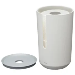 Tiger Reserverolhouder TESS Met Deksel Vrijstaand Wit/lichtgrijs 2 Tiger Reserverolhouder TESS Met Deksel Vrijstaand Wit/lichtgrijs -Badkamerwinkel Voor Thuis 123 5068