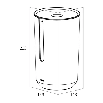Tiger Reserverolhouder TESS met deksel vrijstaand wit/lichtgrijs Tiger Reserverolhouder TESS Met Deksel Vrijstaand Wit/lichtgrijs -Badkamerwinkel Voor Thuis 123 5071