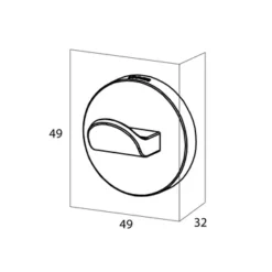 Tiger Noon Zelfklevende Grote Haak Inox 5 Tiger Noon Zelfklevende Grote Haak Inox -Badkamerwinkel Voor Thuis 123 5088