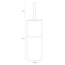 Sealskin Toiletborstelhouder Doppio Bruin -Badkamerwinkel Voor Thuis 123 5115