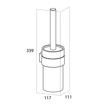 Tiger Toiletborstelhouder Nomad Hangend Zwart Tiger Toiletborstelhouder Nomad Hangend Zwart -Badkamerwinkel Voor Thuis 123 5133