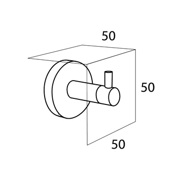 Tiger Haak Boston Groot verchroomd RVS Tiger Haak Boston Groot Verchroomd RVS -Badkamerwinkel Voor Thuis 123 5219