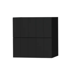 Tiger Maryport Badkamermeubelset 60 Cm Mat Zwart Met Licht Eiken Wasblad, Keramische Opzetkom En Matzwarte Grepen -Badkamerwinkel Voor Thuis 123 524