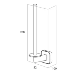 Tiger Toiletrolhouder Carv Zwart -Badkamerwinkel Voor Thuis 123 5246