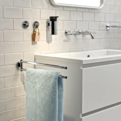 Tiger Noon Zelfklevende Grote Haak Chroom 3 Tiger Noon Zelfklevende Grote Haak Chroom -Badkamerwinkel Voor Thuis 123 5278