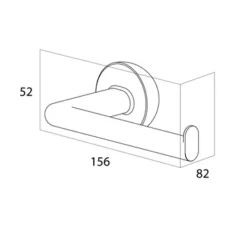 Tiger Toiletrolhouder Cooper Zonder Klep 4 Tiger Toiletrolhouder Cooper Zonder Klep -Badkamerwinkel Voor Thuis 123 5307