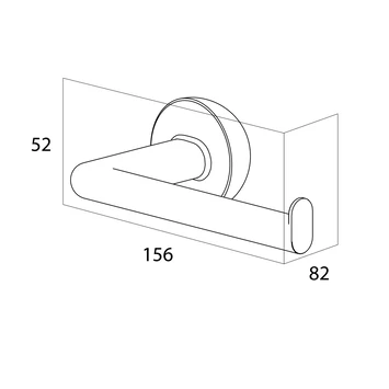 Tiger toiletrolhouder Cooper zonder klep Tiger Toiletrolhouder Cooper Zonder Klep -Badkamerwinkel Voor Thuis 123 5307