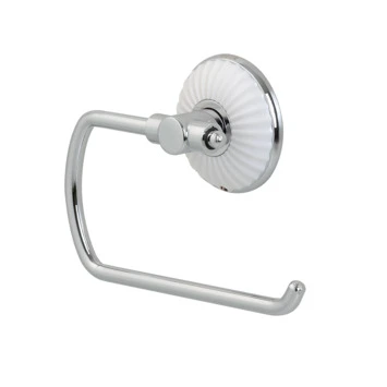Tiger WC-rolhouder Ivy chroom/wit Tiger WC-rolhouder Ivy Chroom/wit -Badkamerwinkel Voor Thuis 123 5316