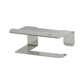 Tiger Toiletrolhouder Colar met Plateau Chroom Tiger Toiletrolhouder Colar Met Plateau Chroom -Badkamerwinkel Voor Thuis 123 5324