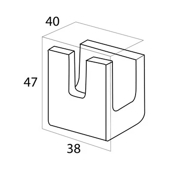Tiger Haak Ontario Groot Chroom Tiger Haak Ontario Groot Chroom -Badkamerwinkel Voor Thuis 123 5336