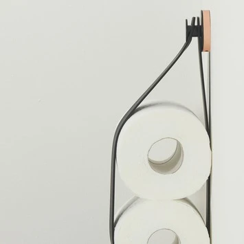 Tiger Reserverolhouder Urban Zwart Tiger Reserverolhouder Urban Zwart -Badkamerwinkel Voor Thuis 123 5348