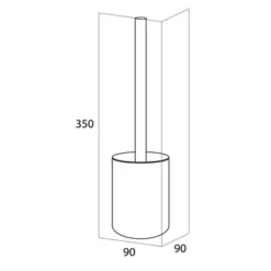 Tiger Toiletborstelhouder Sem Zwart 4 Tiger Toiletborstelhouder Sem Zwart -Badkamerwinkel Voor Thuis 123 5360