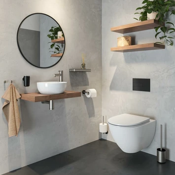 Tiger toiletborstelhouder Cooper vrijstaand Tiger Toiletborstelhouder Cooper Vrijstaand -Badkamerwinkel Voor Thuis 123 5364