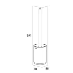 Tiger Toiletborstelhouder Cooper Vrijstaand 5 Tiger Toiletborstelhouder Cooper Vrijstaand -Badkamerwinkel Voor Thuis 123 5366