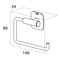 Tiger Toiletrolhouder Colar Chroom 6 Tiger Toiletrolhouder Colar Chroom -Badkamerwinkel Voor Thuis 123 5384