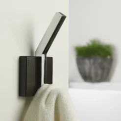 Tiger Haak Zenna Groot Chroom/Wengé 2 Tiger Haak Zenna Groot Chroom/Wengé -Badkamerwinkel Voor Thuis 123 5418