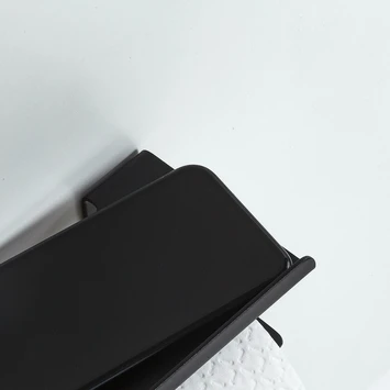 Tiger Colar Toiletrolhouder met planchet Zwart Tiger Colar Toiletrolhouder Met Planchet Zwart -Badkamerwinkel Voor Thuis 123 5435