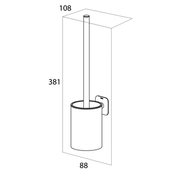 Tiger Toiletborstelhouder Colar Hangend Chroom Tiger Toiletborstelhouder Colar Hangend Chroom -Badkamerwinkel Voor Thuis 123 5449