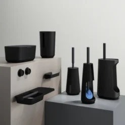 Tiger Toiletborstelhouder TESS Met Swoop Borstel Flexibel Zwart/antraciet 5 Tiger Toiletborstelhouder TESS Met Swoop Borstel Flexibel Zwart/antraciet -Badkamerwinkel Voor Thuis 123 5472